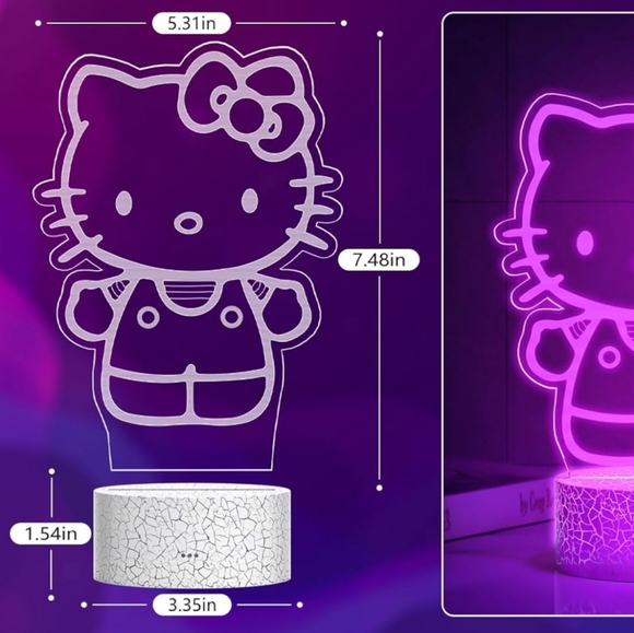 Hello Kitty LED Night Light - Picture 3 of 7
